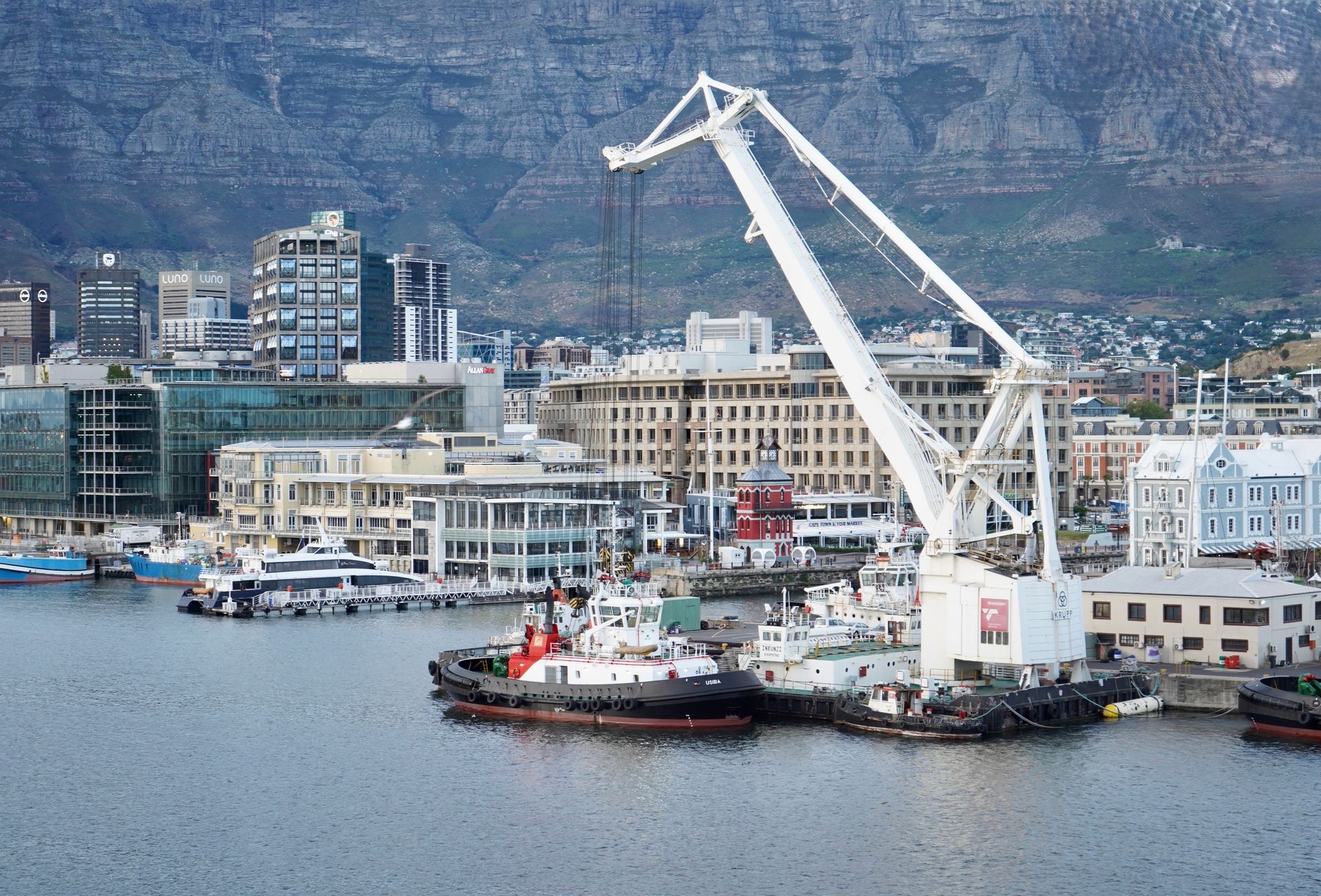 Vessel alongside Durban berth